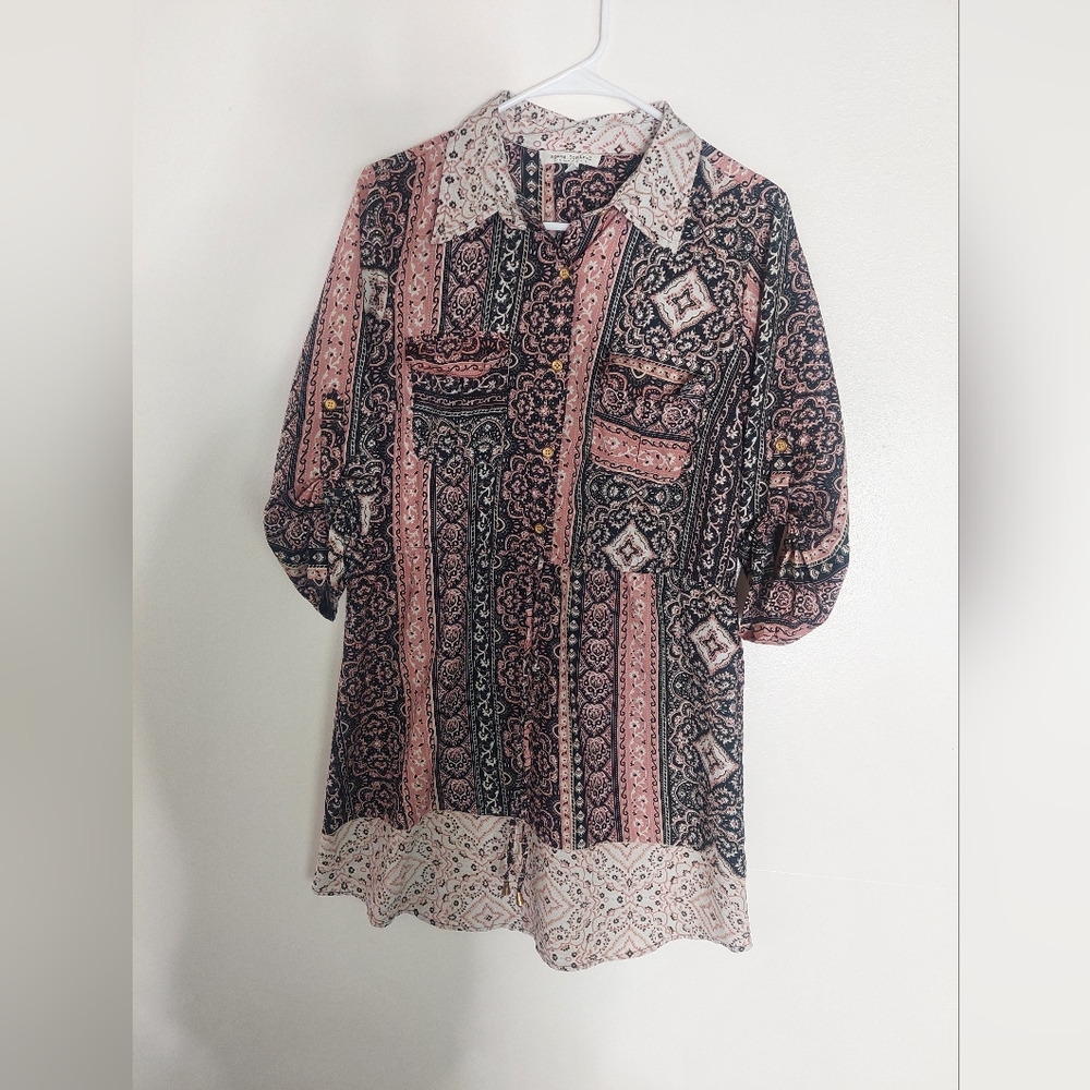 Large Women's Speed Control Tunic Blouse